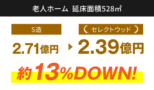 老人ホーム 延床面積528㎡